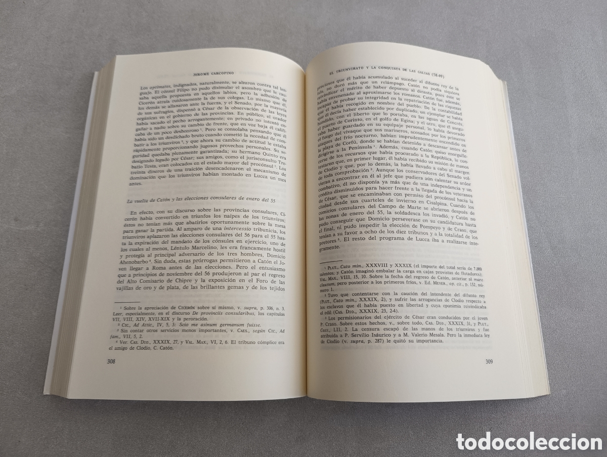 Libros de segunda mano: JULIO C&Eacute;SAR. JEROME CARCOPINO. EL PROCESO CLASICO DE LA CONCENTRACI&Oacute;N DEL PODER. - Foto 8