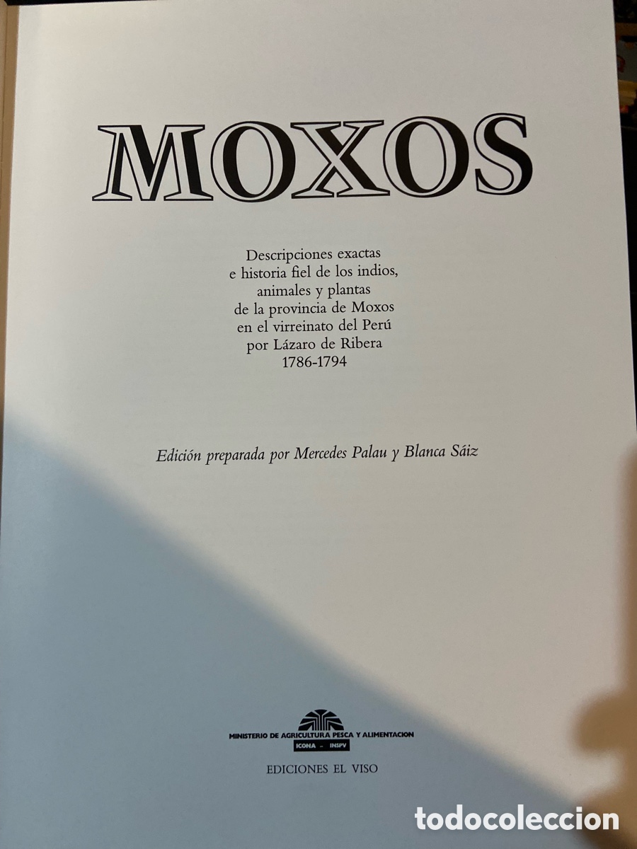 Libros de segunda mano: Moxos - Lazaro de Ribera -A7 - Foto 3