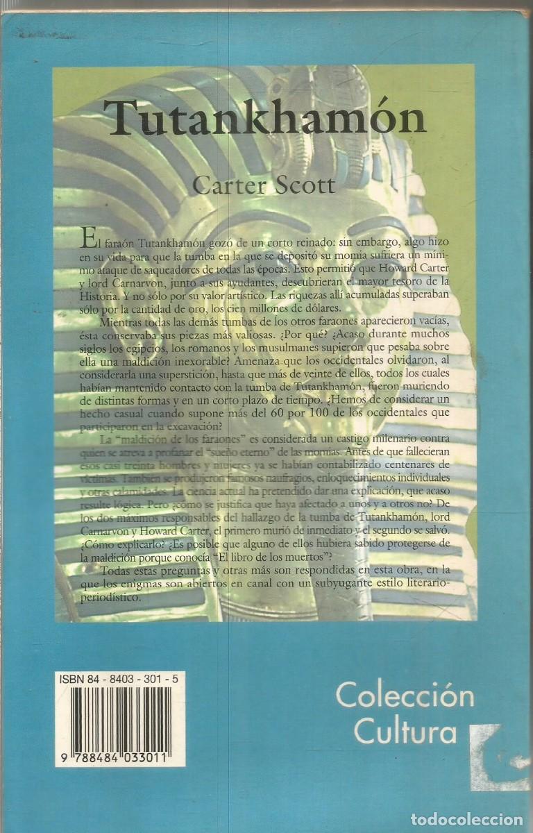 Libros de segunda mano: CARTER SCOTT. TUTANKHAMON. - Foto 2