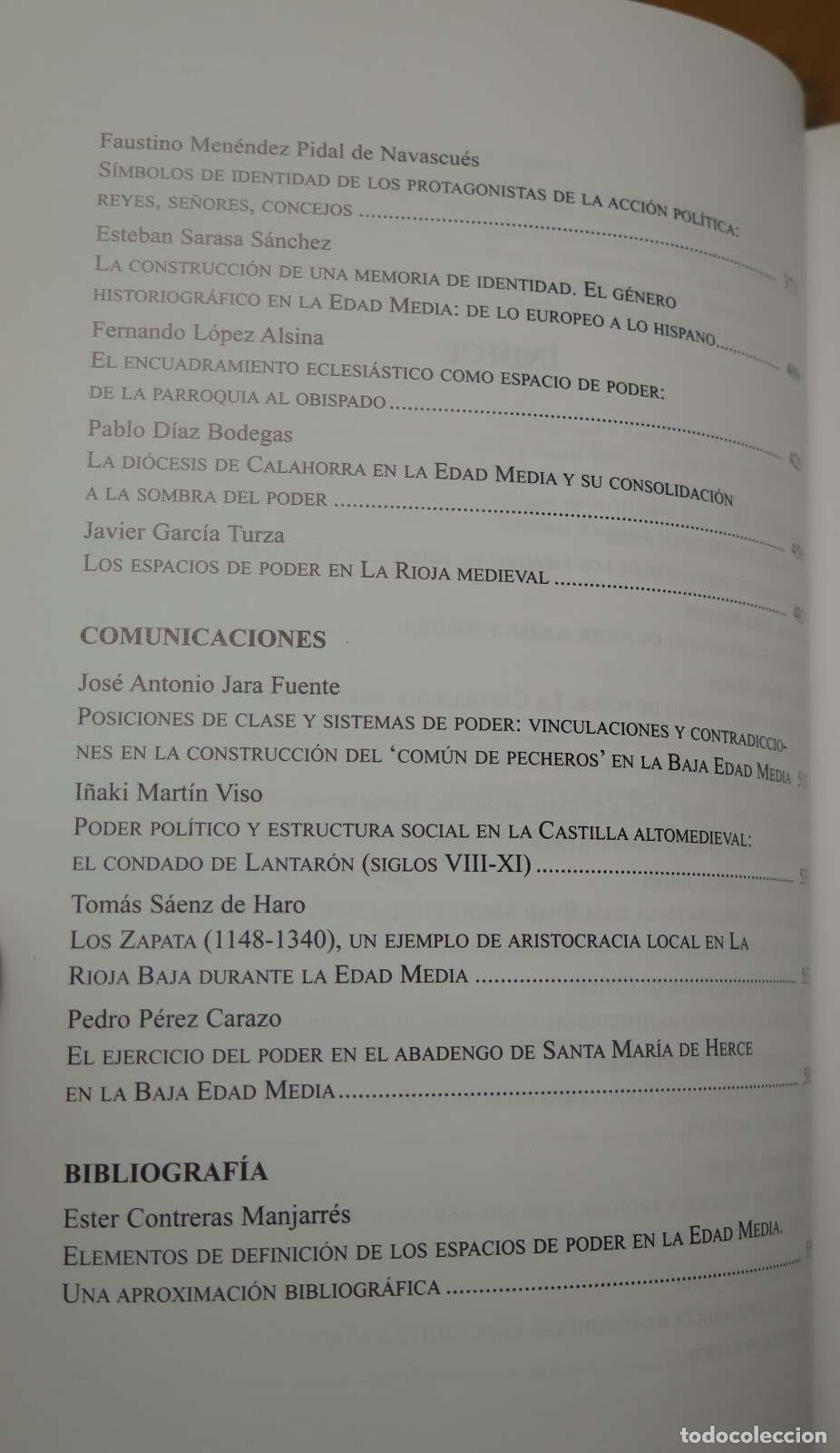 Libros de segunda mano: Los espacios de poder en la Espa&ntilde;a medieval. Jose Ignaxio de la Iglesia Duarte - Foto 3