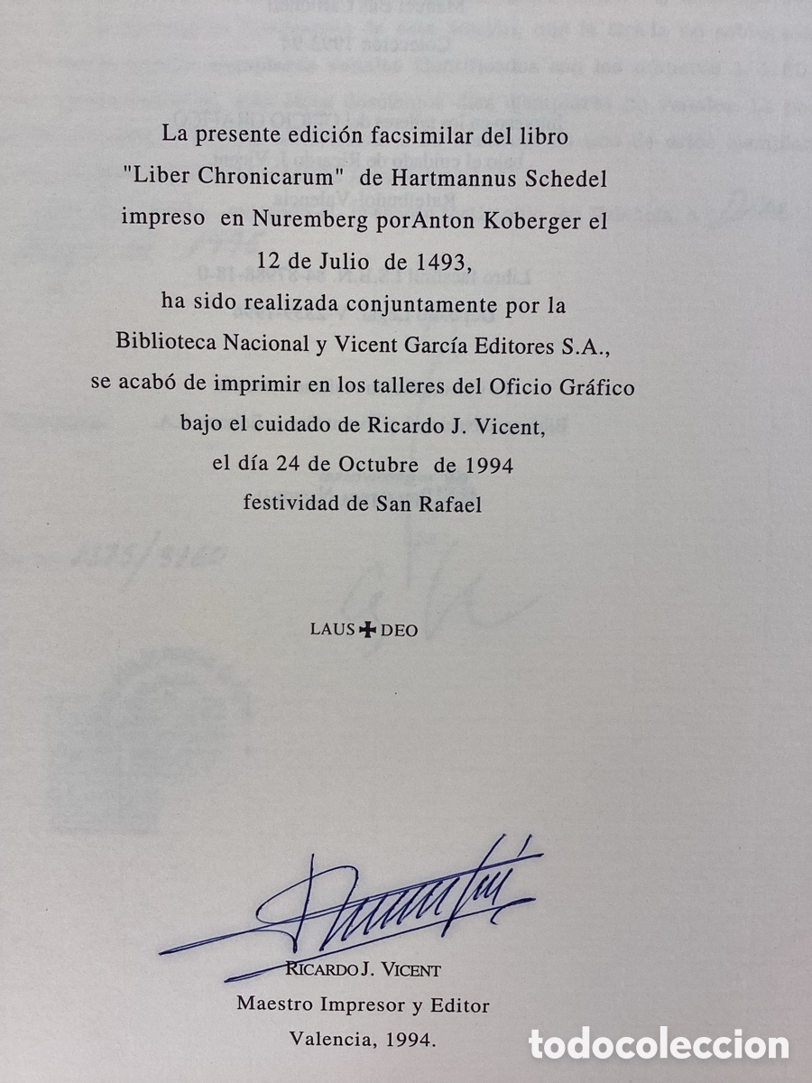 Libros de segunda mano: LIBER CHRONICARUM FACS&Iacute;MIL - Foto 10