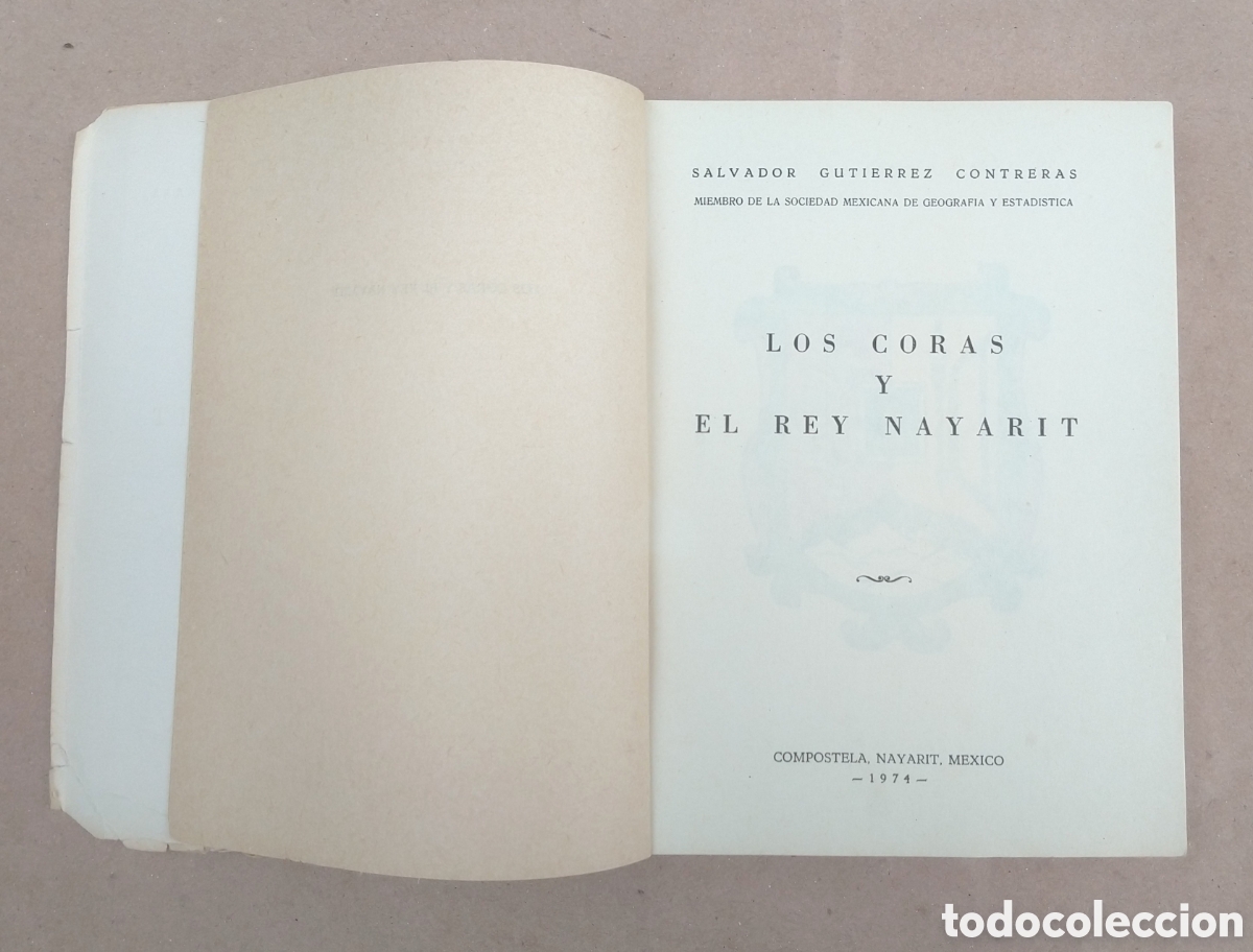 Libros de segunda mano: Los Coras y el Rey Nayarit. - Foto 3