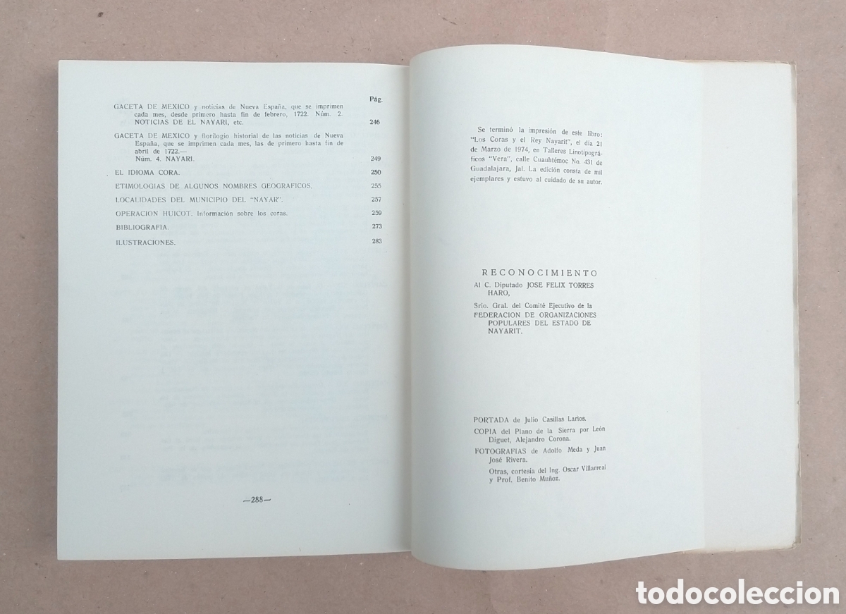 Libros de segunda mano: Los Coras y el Rey Nayarit. - Foto 6