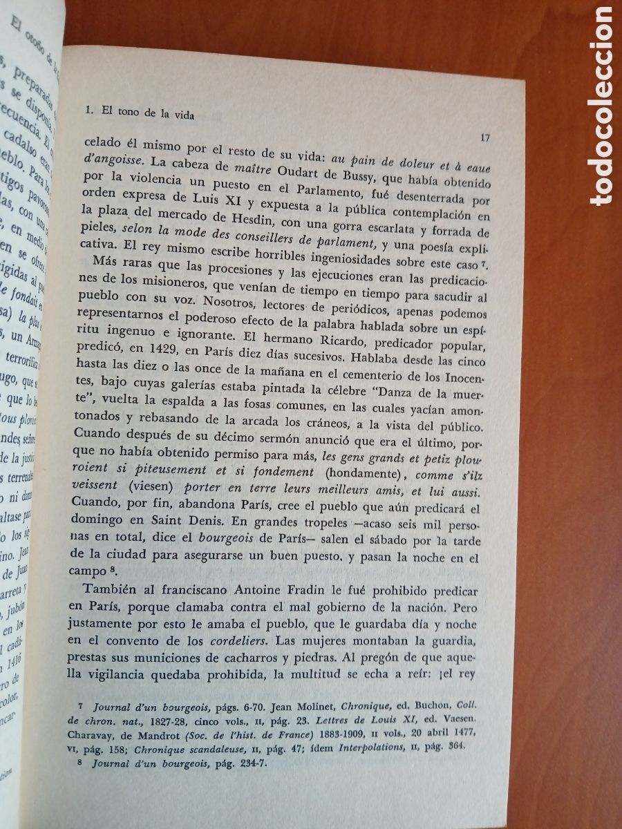Libros de segunda mano: El oto&ntilde;o de la Edad Media. Johan Huizinga. - Foto 6