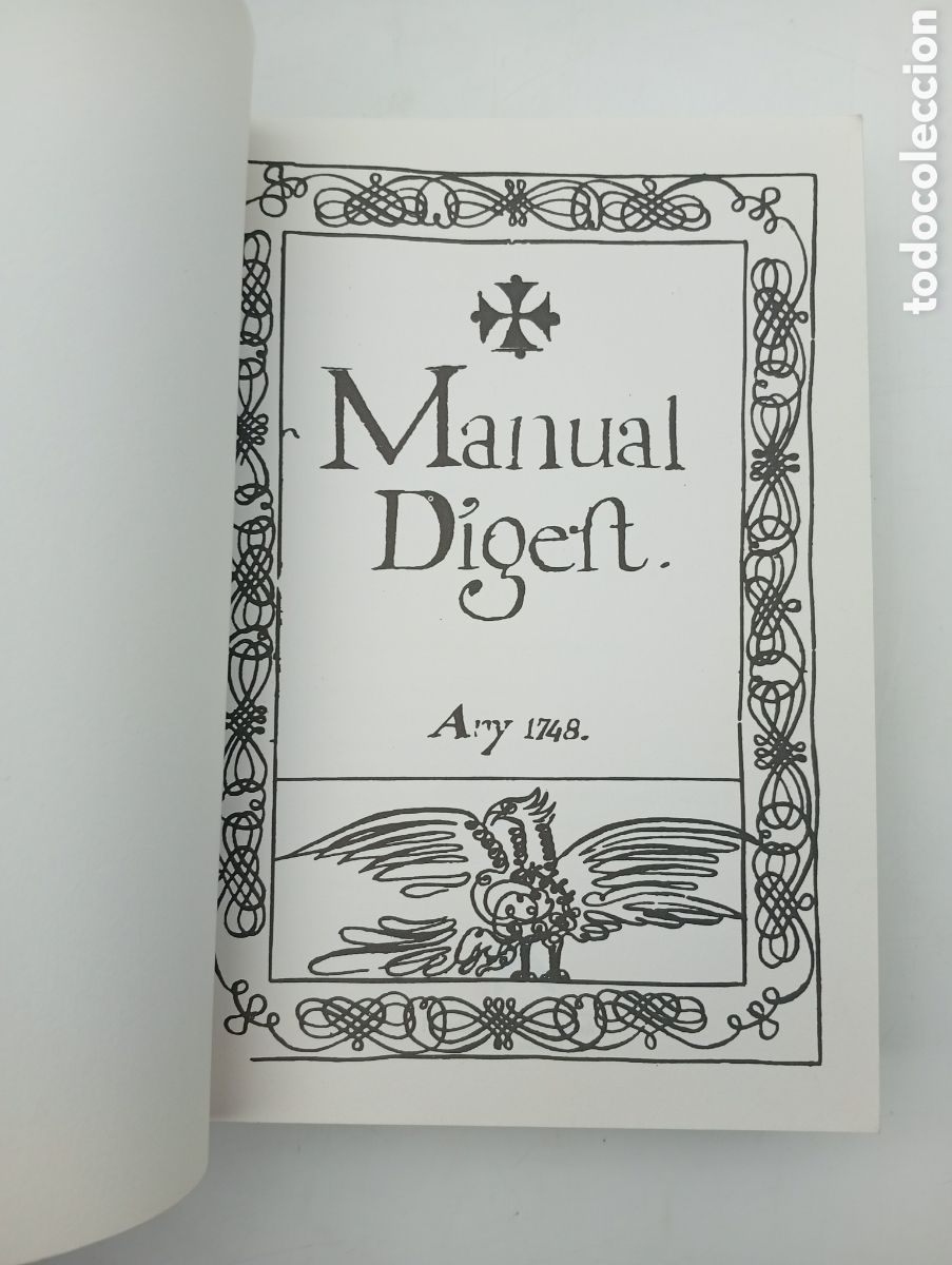 Libros de segunda mano: Manual Digest facs&iacute;mil any 1748 - Foto 2