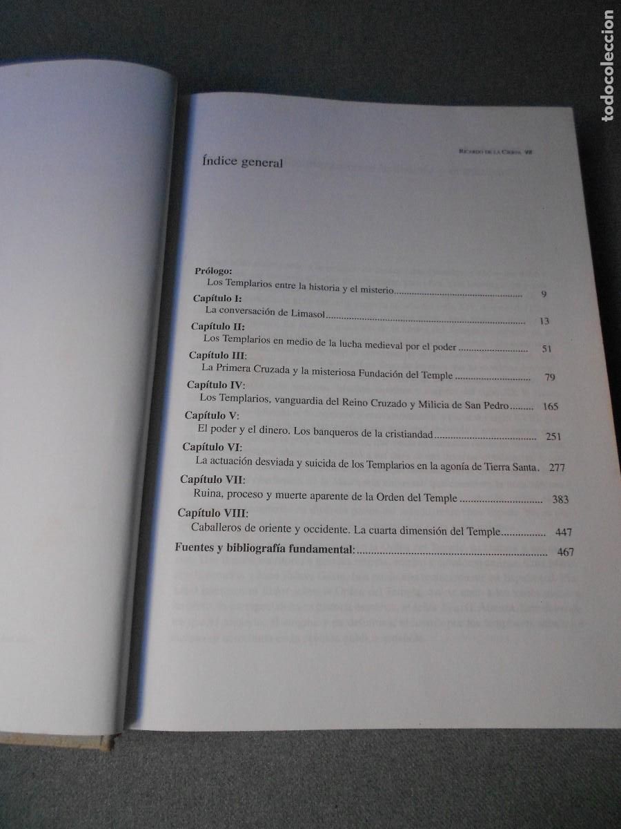 Libros de segunda mano: TEMPLARIOS. LA HISTORIA OCULTA - Foto 2