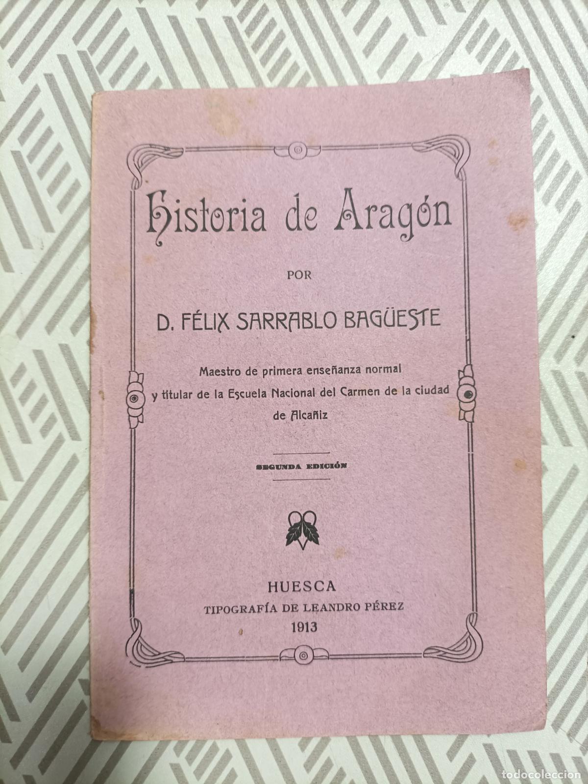 Libros de segunda mano: Libro historia de Arag&oacute;n - Foto 1