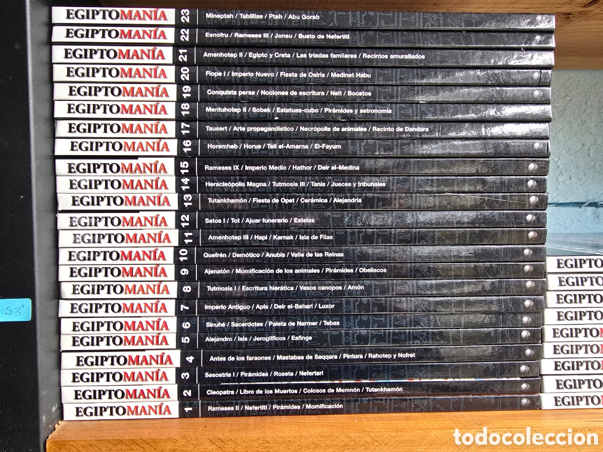 Libros de segunda mano: EGIPTOMAN&Iacute;A. EL FASCINANTE MUNDO DEL ANTIGUO EGIPTO. COLECI&Oacute;N PLANETA DeAGOSTINI 2003 (32 VOL&Uacute;MENES)