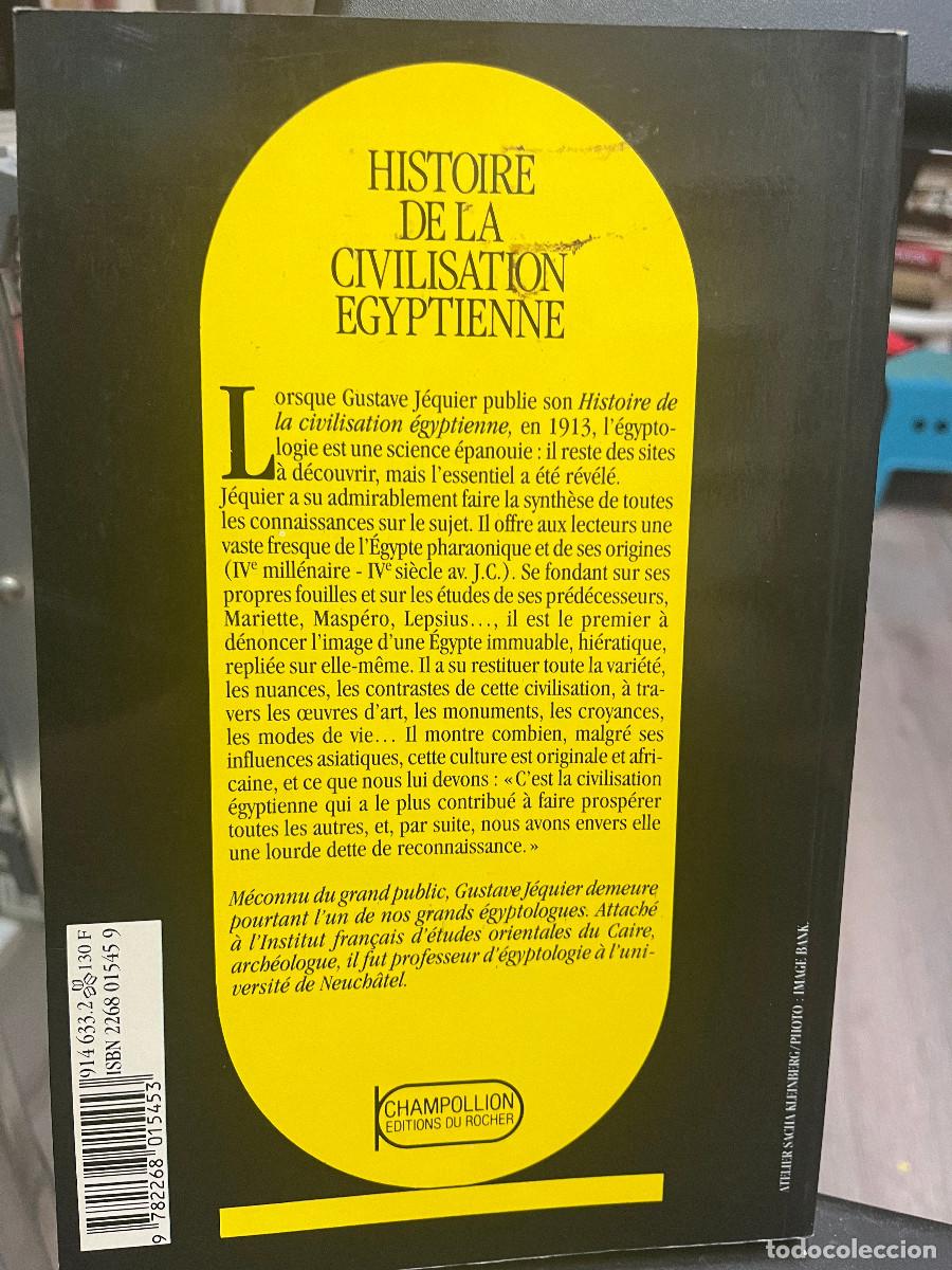 Libros de segunda mano: Historie de la Civilisation Egyptienne - Foto 2