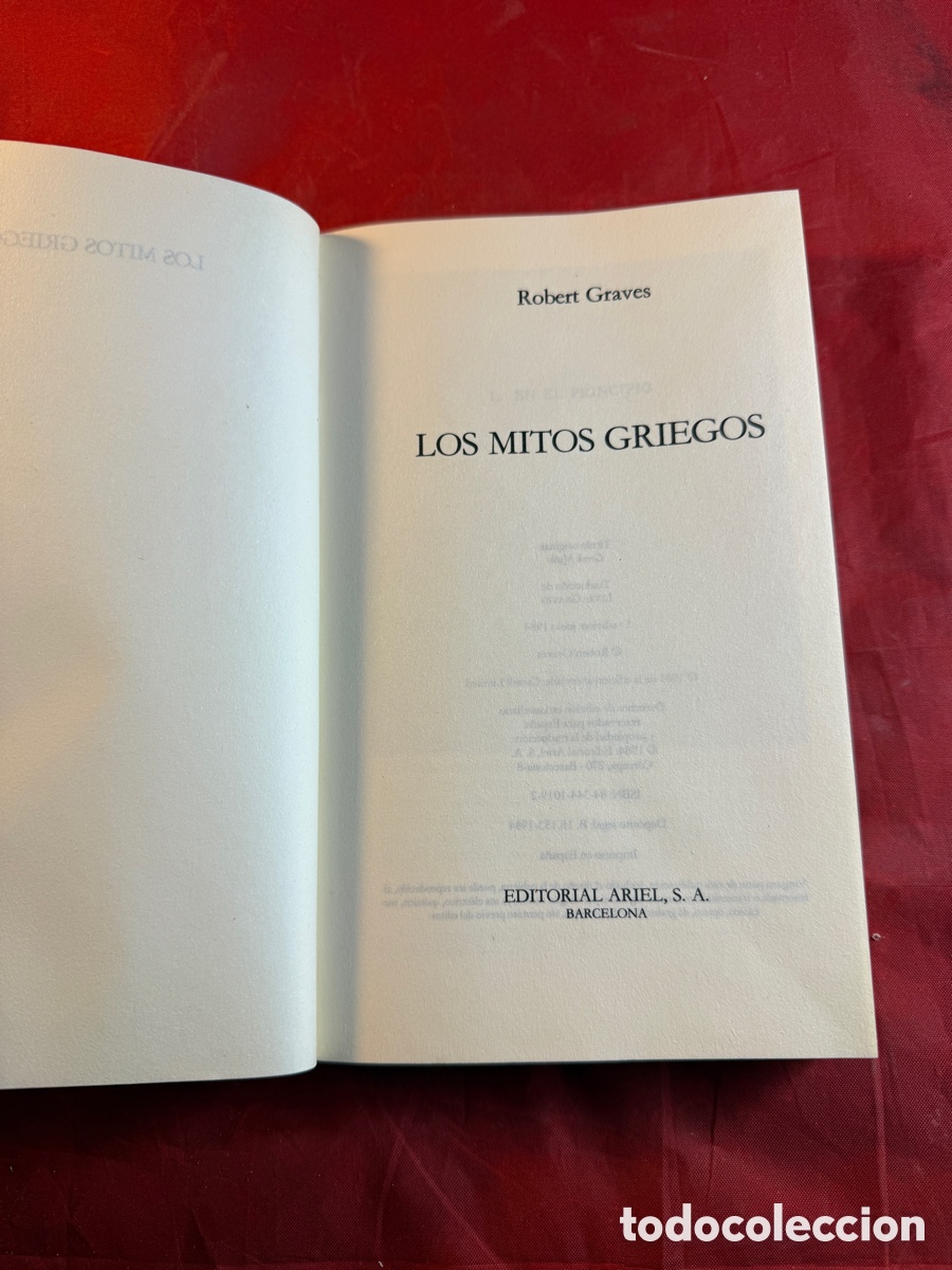 Libros de segunda mano: Los mitos griegos ROVERT GRAVES - Foto 2