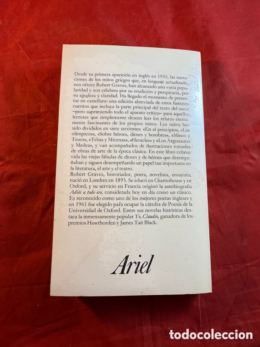 Libros de segunda mano: Los mitos griegos ROVERT GRAVES - Foto 5