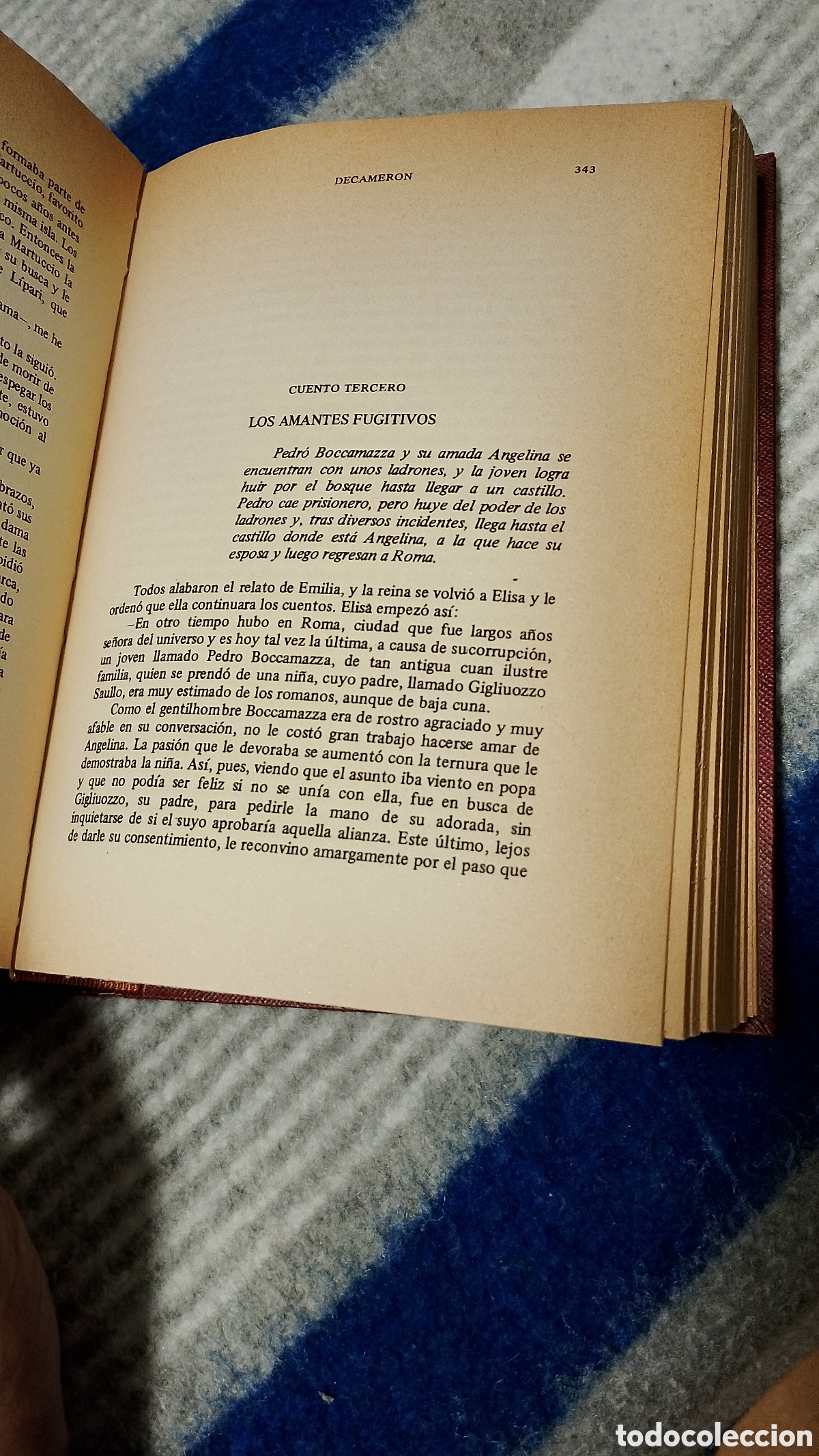 Libros de segunda mano: Decamer&oacute;n tomos 1 y 2 de Boccaccio - Foto 3