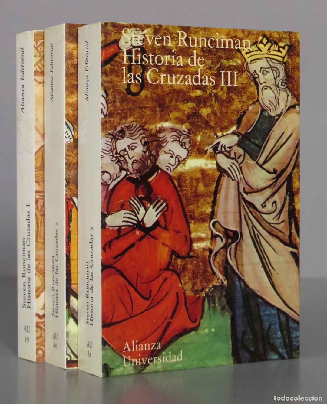 Libros de segunda mano: Historia de las Cruzadas Runciman. 3 TOMOS - Foto 1