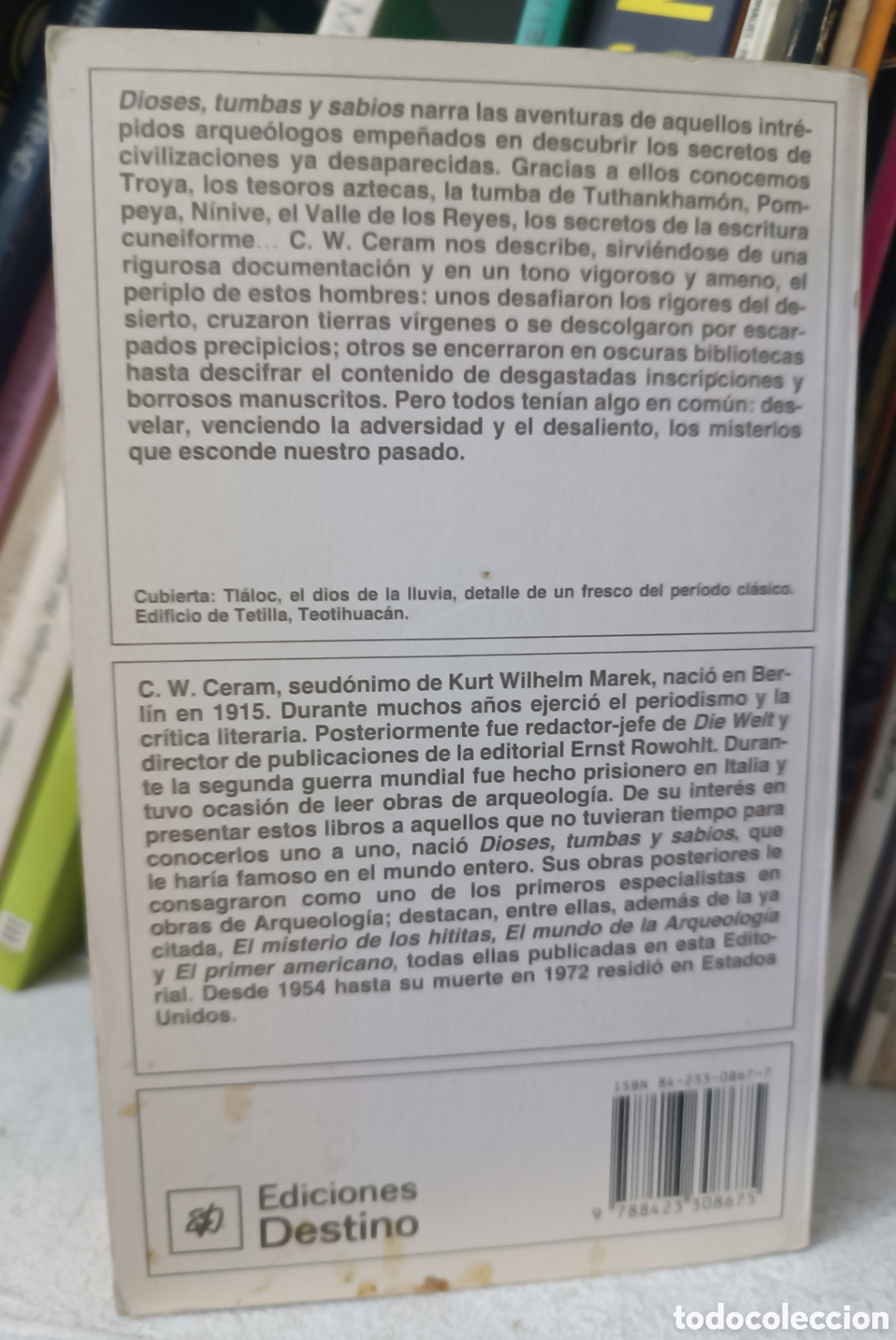 Libros de segunda mano: Dioses, tumbas y sabios. - Foto 2