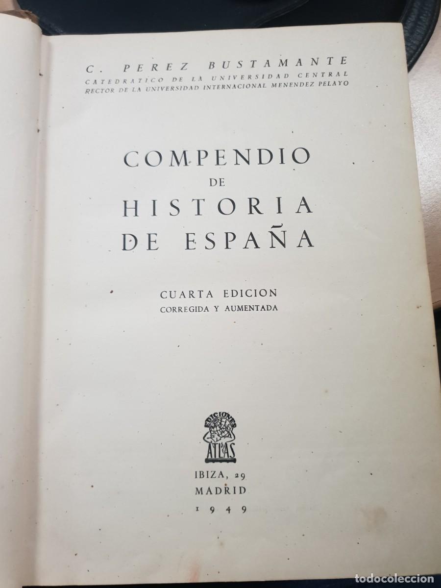 Libros de segunda mano: Libro compendio de historia de espa&ntilde;a - Foto 2
