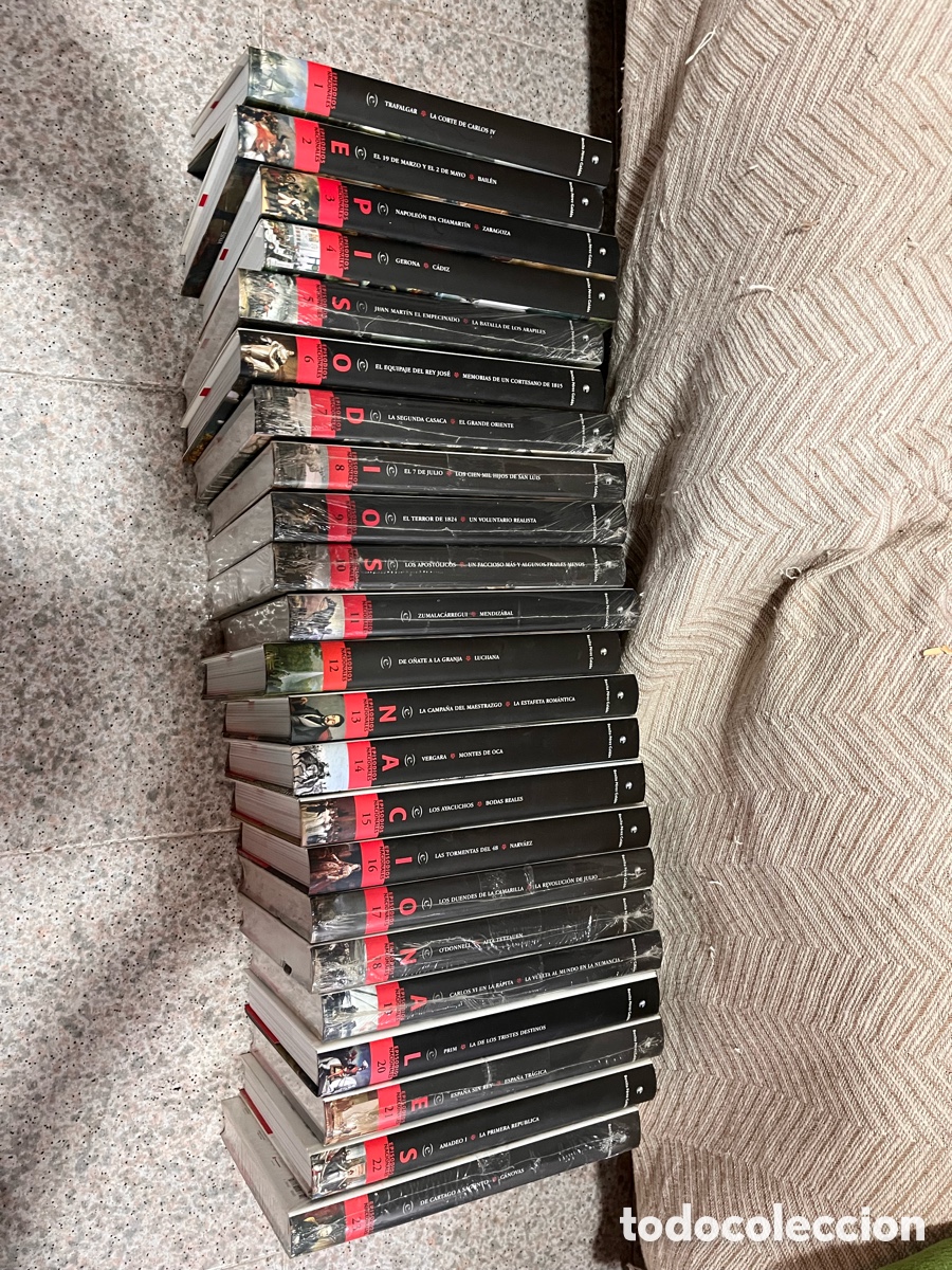 Libros de segunda mano: EPISODIOS NACIONALES - BENITO P&Eacute;REZ GALDOS - 23 TOMOS - COLECCI&Oacute;N COMPLETA - ESPASA