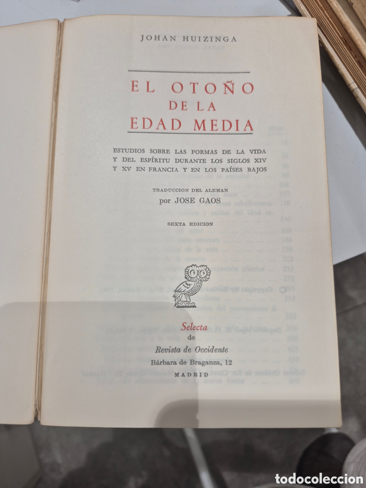 Libros de segunda mano: El oto&ntilde;o de la Edad Media - Foto 2