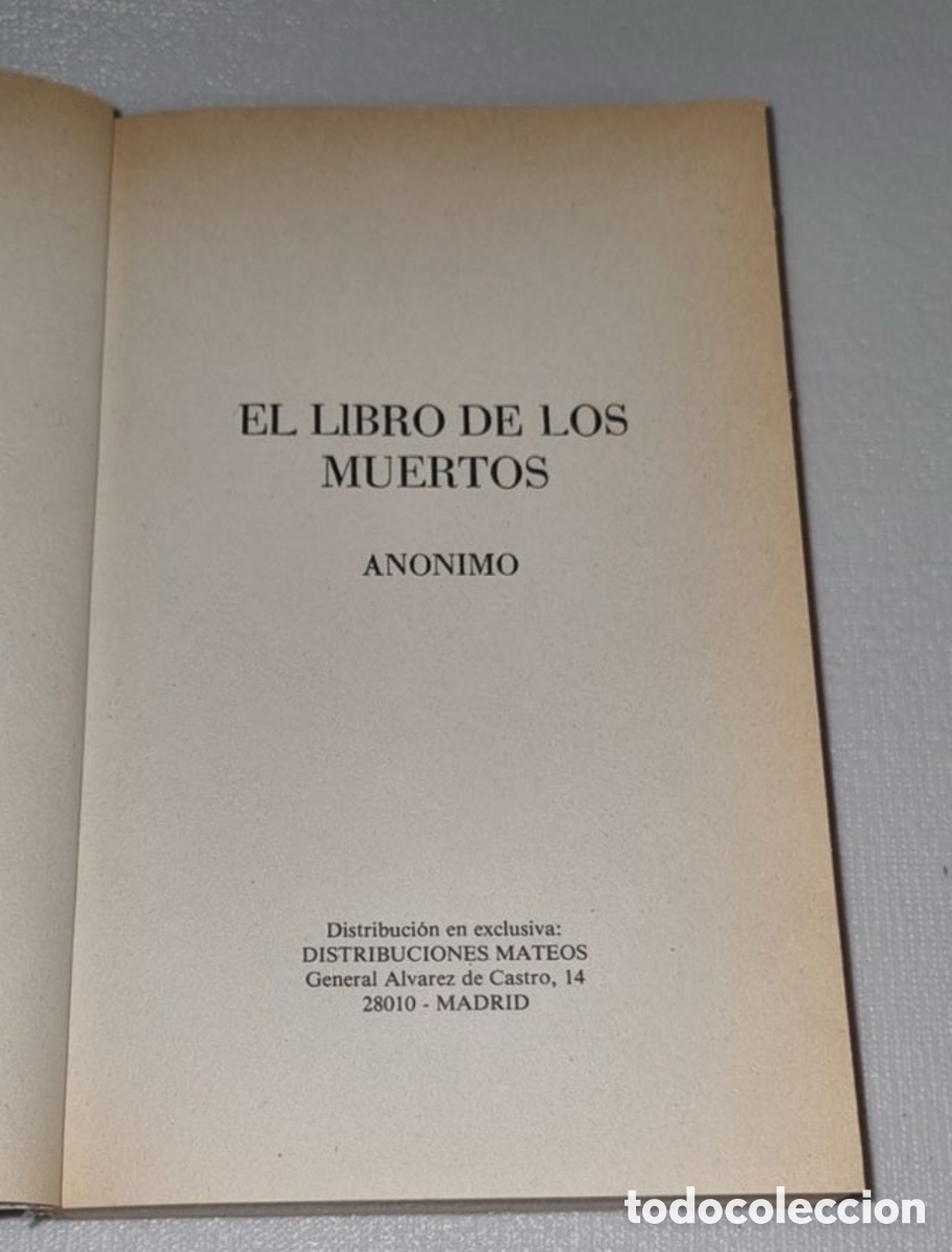 Libros de segunda mano: El Libro de los Muertos - Foto 3