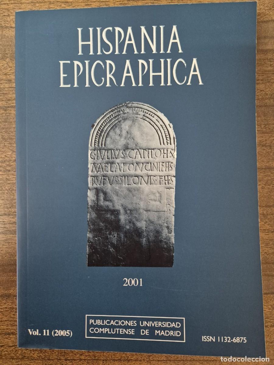 Libros de segunda mano: Hispania Epigraphica, 2001 - Foto 1