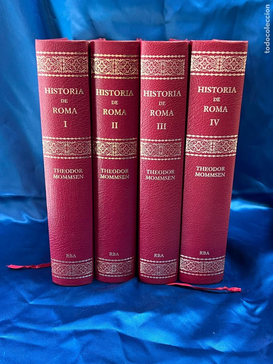 Libros de segunda mano: &rdquo;Historia de Roma&rdquo; escrita por Theodor Mommsen 4 tomos completa