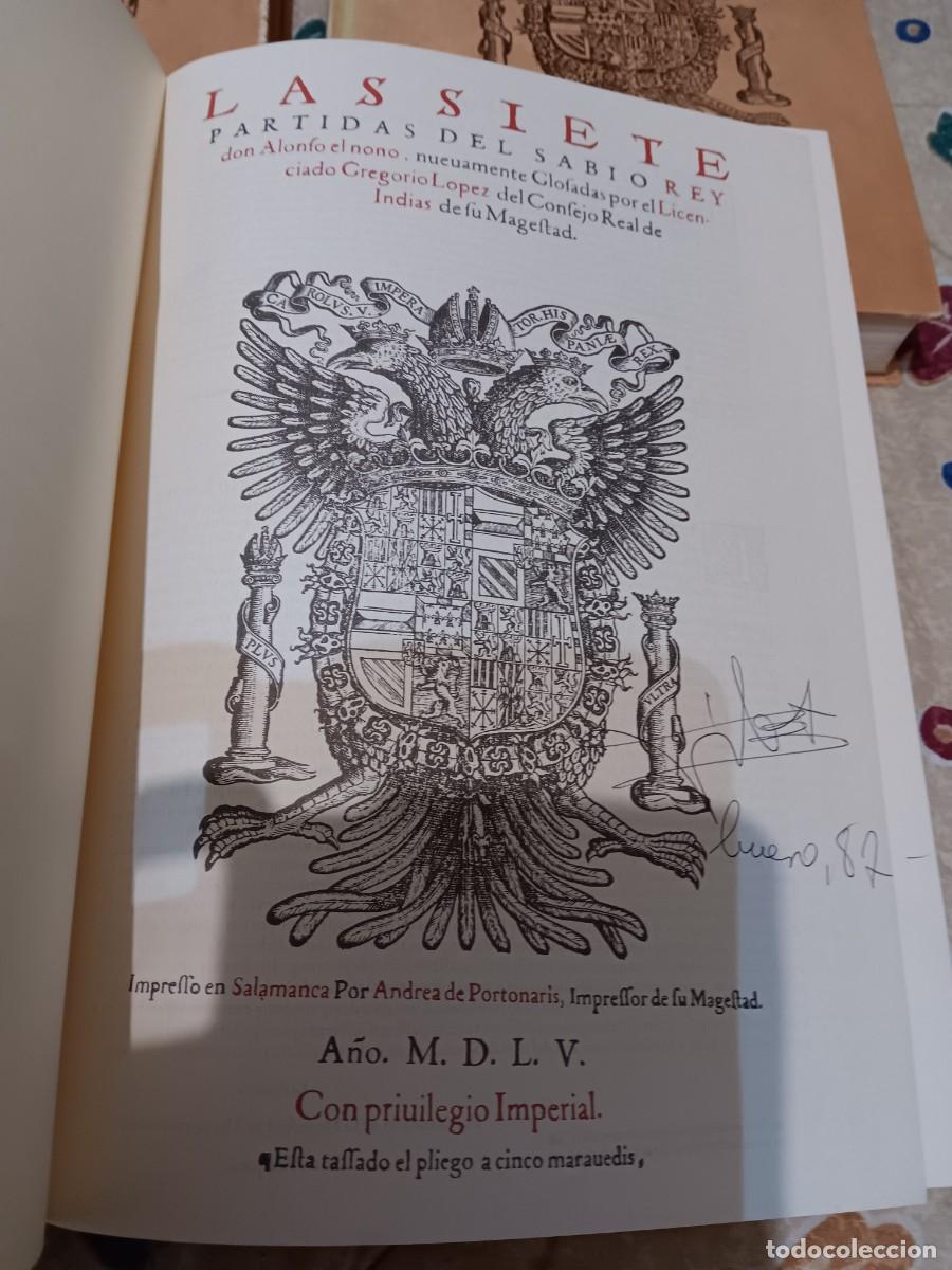 Libros de segunda mano: Las siete partidas facs&iacute;mil - Foto 2