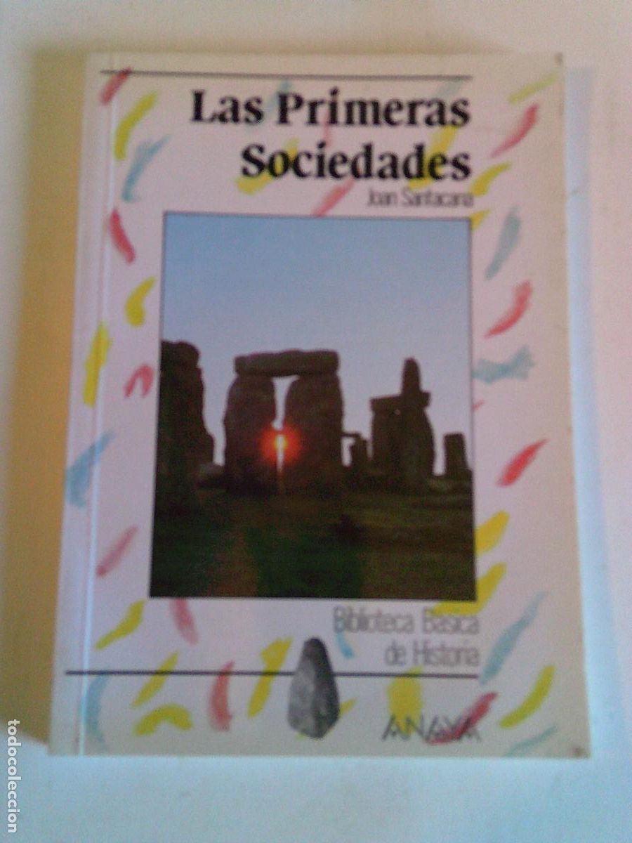 Libros de segunda mano: Primeras sociedades Joan Santacana