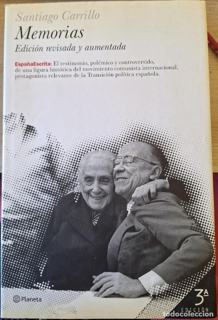 Libros de segunda mano: MEMORIAS. EDICION REVISADA Y AUMENTADA. - CARRILLO, Santiago.