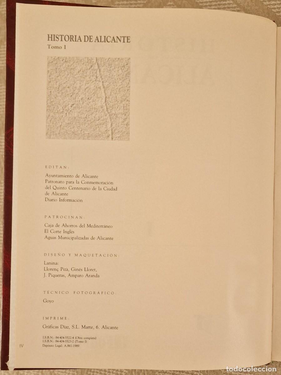 Libros de segunda mano: Historia de Alicante - Foto 5