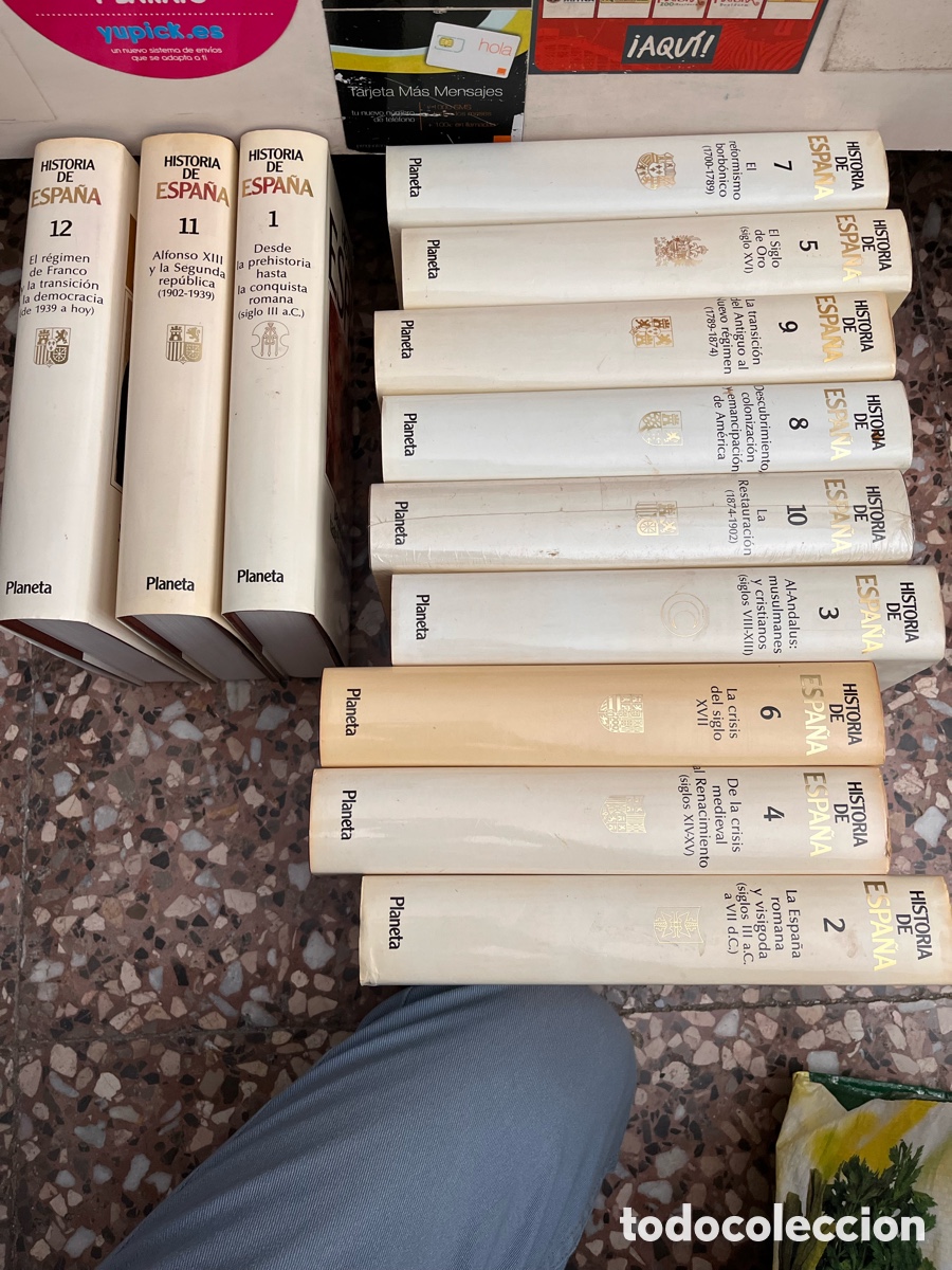 Libros de segunda mano: HISTORIA DE ESPA&Ntilde;A PLANETA - COMPLETA - 12 VOL&Uacute;MENES