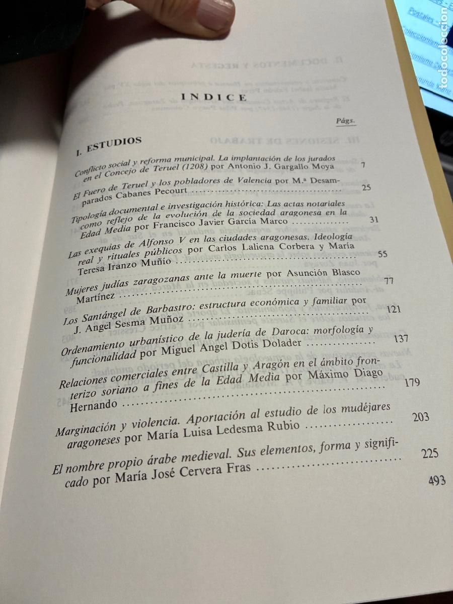 Libros de segunda mano: ARAGON EN LA EDAD MEDIA IX, - Foto 2