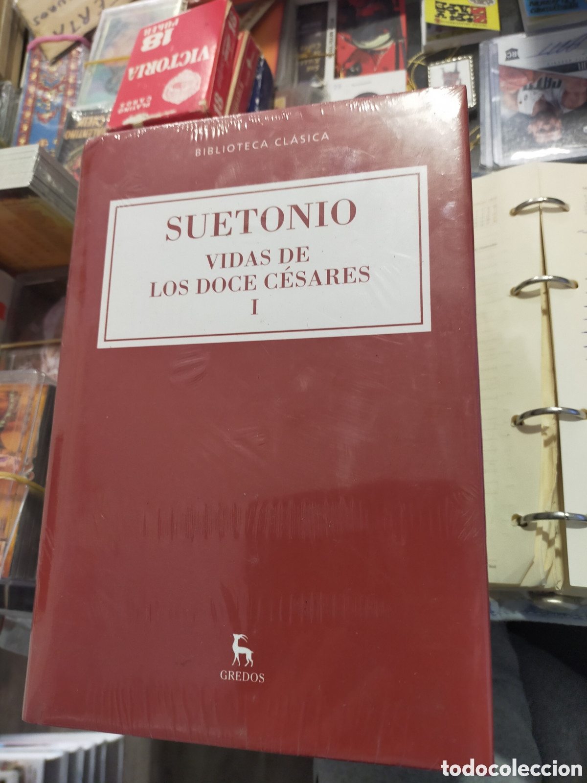 Libros de segunda mano: SUETONIO VIDA DE LOS DOCE CESARES I. 1 GREDOS TOMO NUEVO Y PRECINTADO