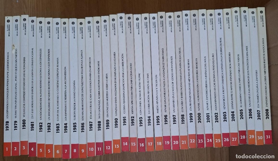 Libros de segunda mano: EL CAMINO DE LA LIBERTAD (1978-2008). 31 TOMOS COMPLETO. -