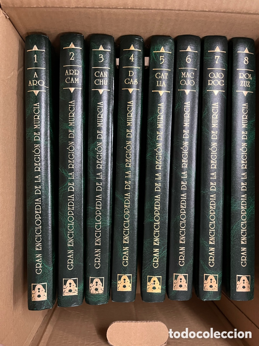 Libros de segunda mano: Gran Enciclopedia de la Regi&oacute;n de Murcia - 8 Vol&uacute;menes - Completa - Ayalga Ediciones