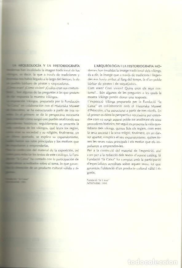 Libros de segunda mano: LIBRO Fundacion&ldquo;La Caixa&rdquo; ELS VIKINGS - Foto 5