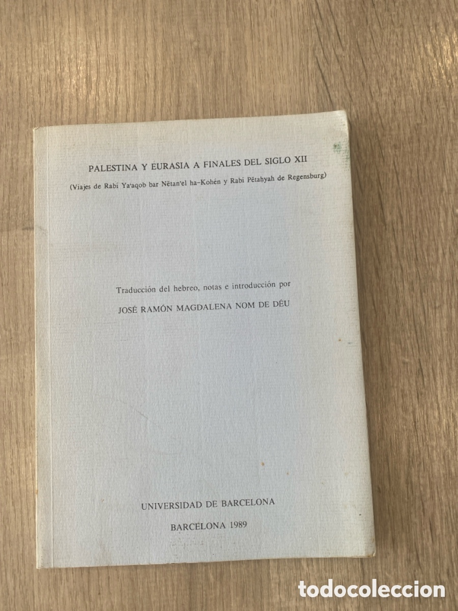 Libros de segunda mano: PALESTINA Y EURASIA A FINALES DEL SIGLO XII - VIAJES. DEDICATORIA AUT&Oacute;GRAFA RAMON MAGDALENA.