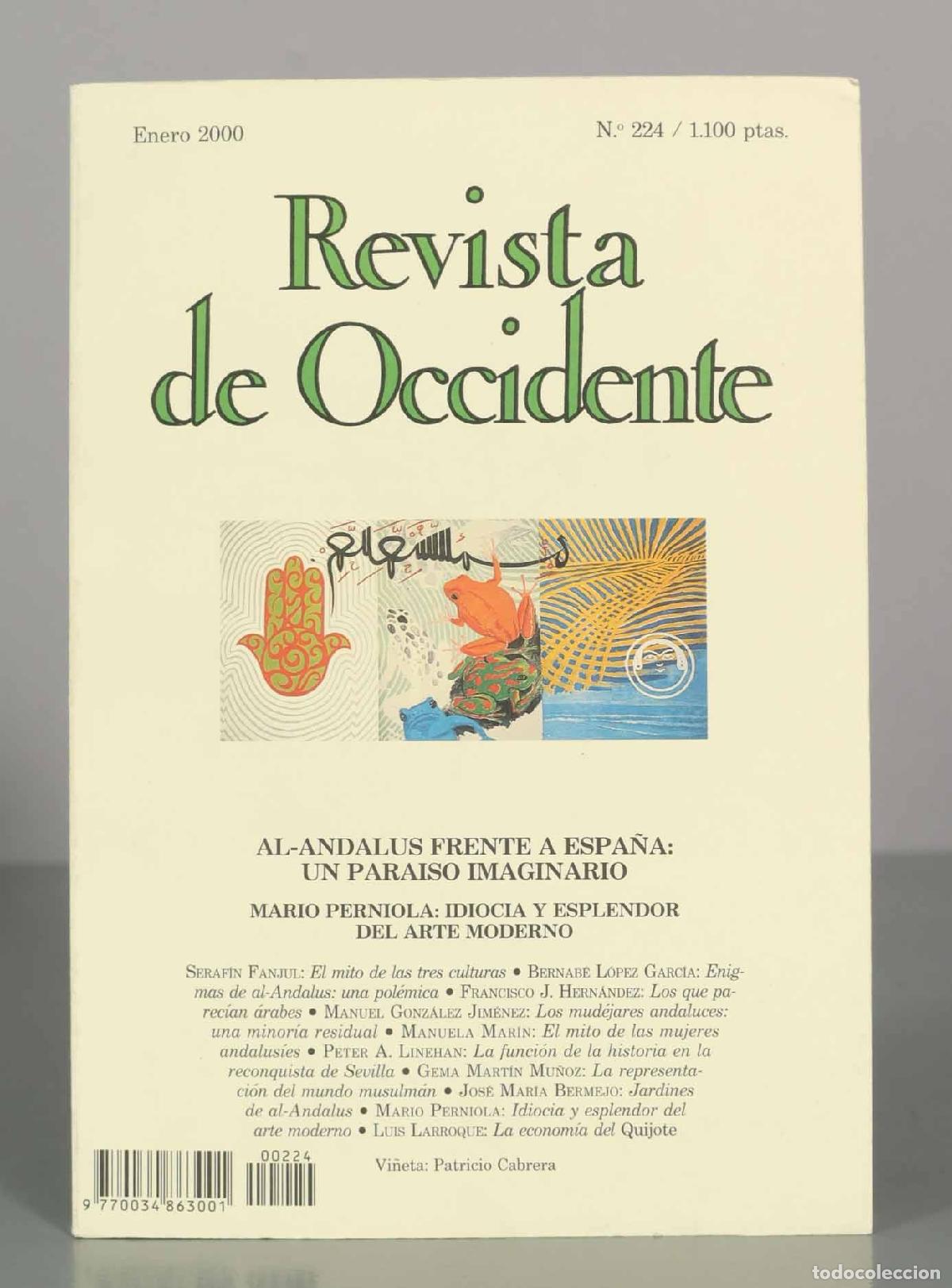 Libros de segunda mano: Revista de Occidente n.&ordm; 224. Al-Andalus frente a Espa&ntilde;a: un para&iacute;so imaginario - Seraf&iacute;n Fanjul Gar