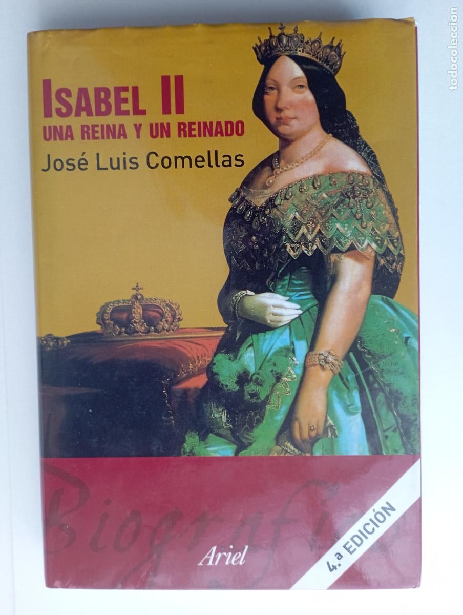 Libros de segunda mano: PLI - ISABEL II, UNA REINA Y UN REINADO - JOS&Eacute; LU&Iacute;S COMELLAS - LIBRO MUY NUEVO, FOTOS A COLOR