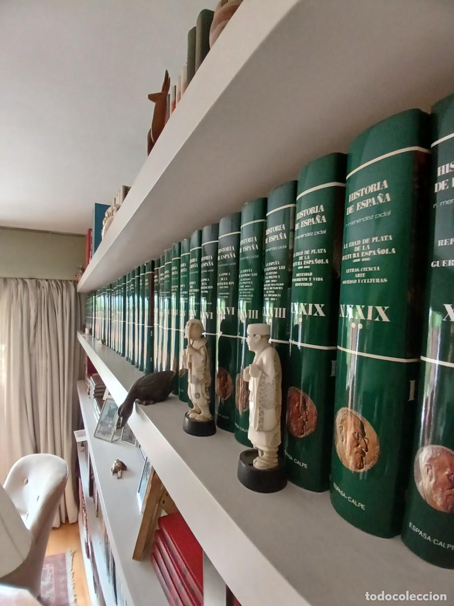 Libros de segunda mano: Colecci&oacute;n completa de Historia de Espa&ntilde;a de Men&eacute;ndez Pidal 65 tomos Espasa Calpe