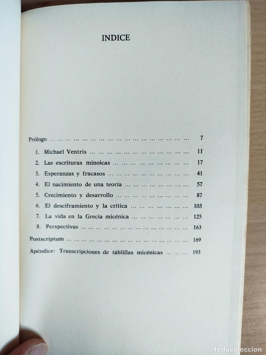 Libros de segunda mano: El enigma mic&eacute;nico (John Chadwick) - Foto 4