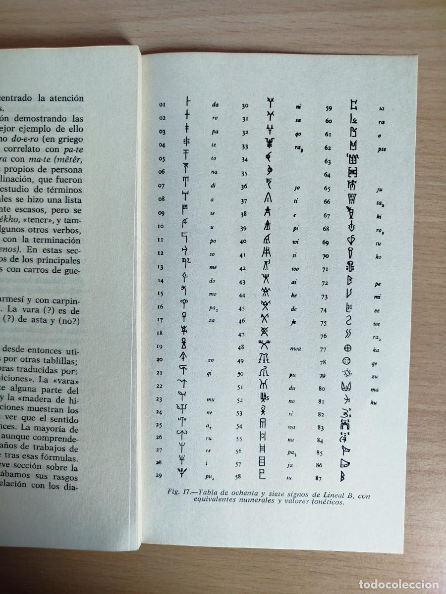 Libros de segunda mano: El enigma mic&eacute;nico (John Chadwick) - Foto 5