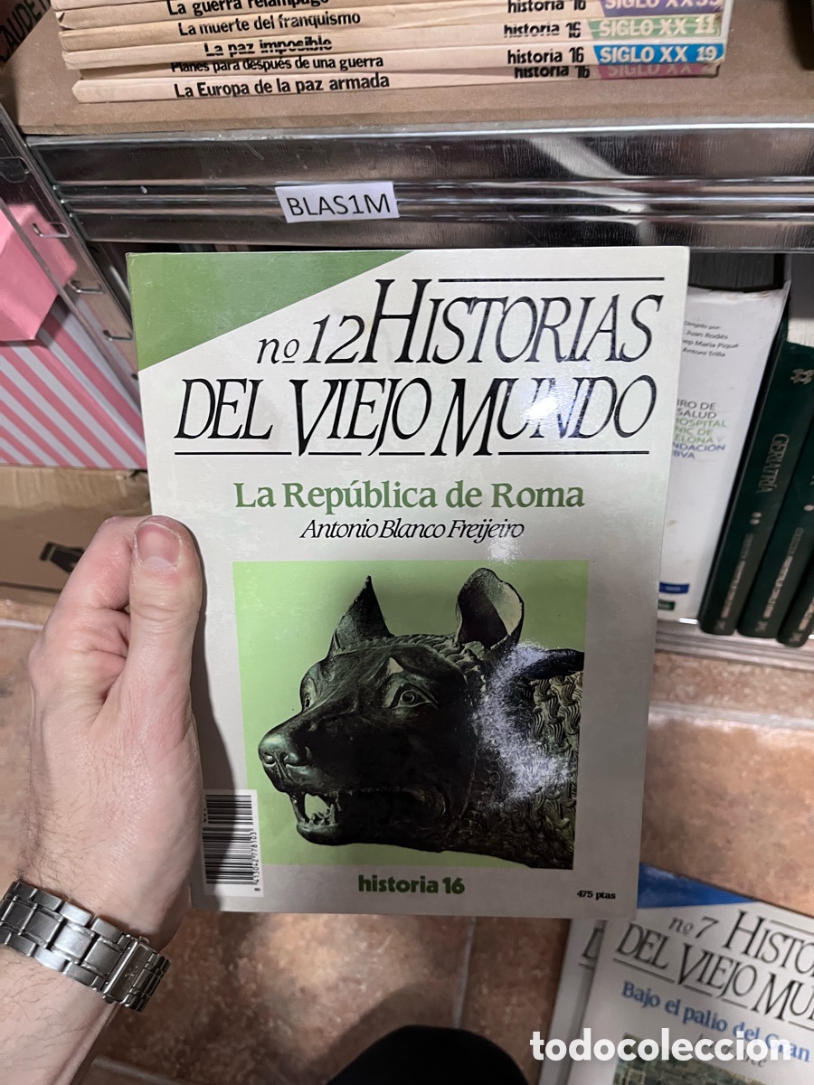 Libros de segunda mano: BLAS1M no12HiSTORIAS DEL VIEJOMUNDO La Rep&uacute;blica de Roma Antonio Blanco Freijeiro