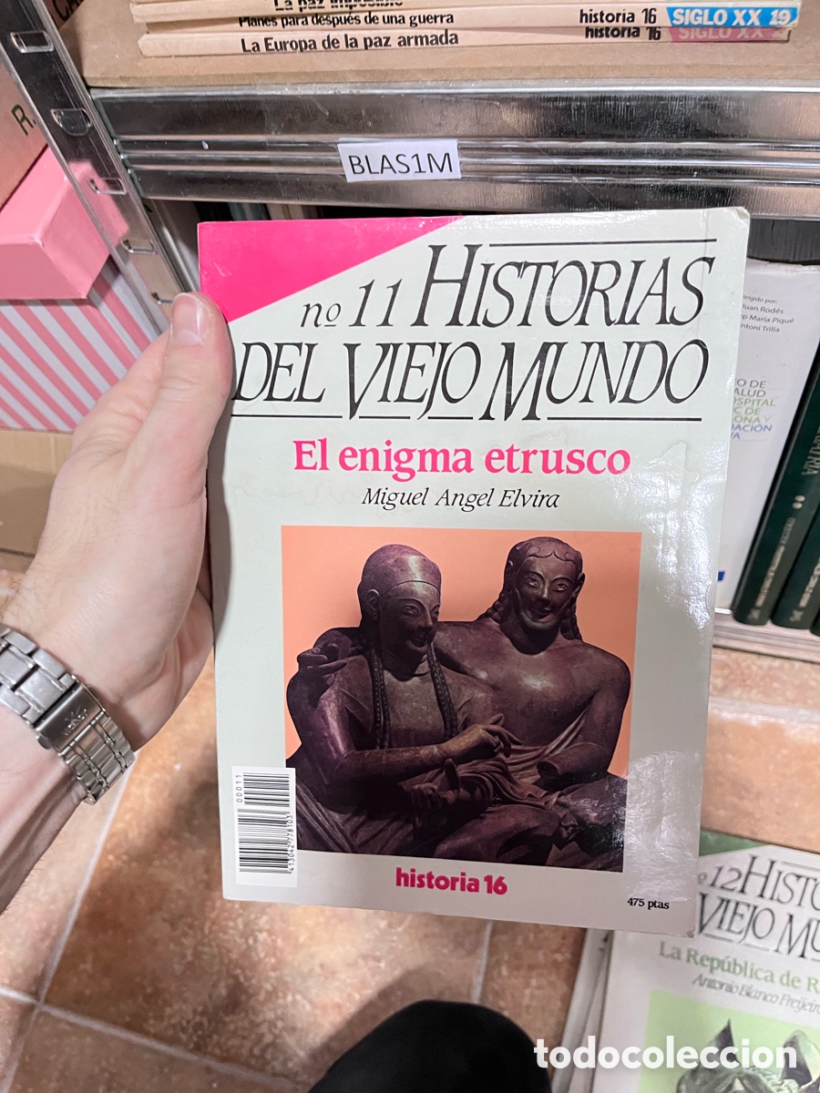 Libros de segunda mano: BLAS1M no 11 HISTORIAS DEL VIEOMUNDO El enigma etrusco Miguel Angel Elvira