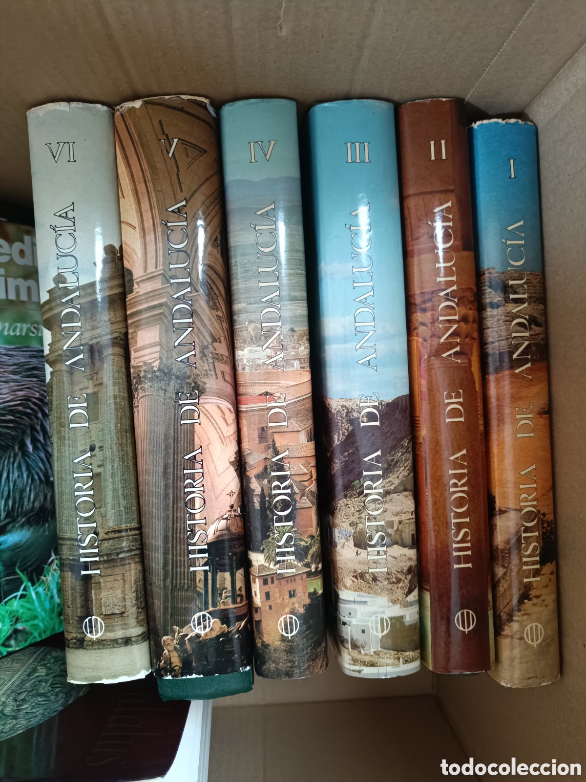 Libros de segunda mano: Historia de Andaluc&iacute;a. 6 Tomos. - Foto 1