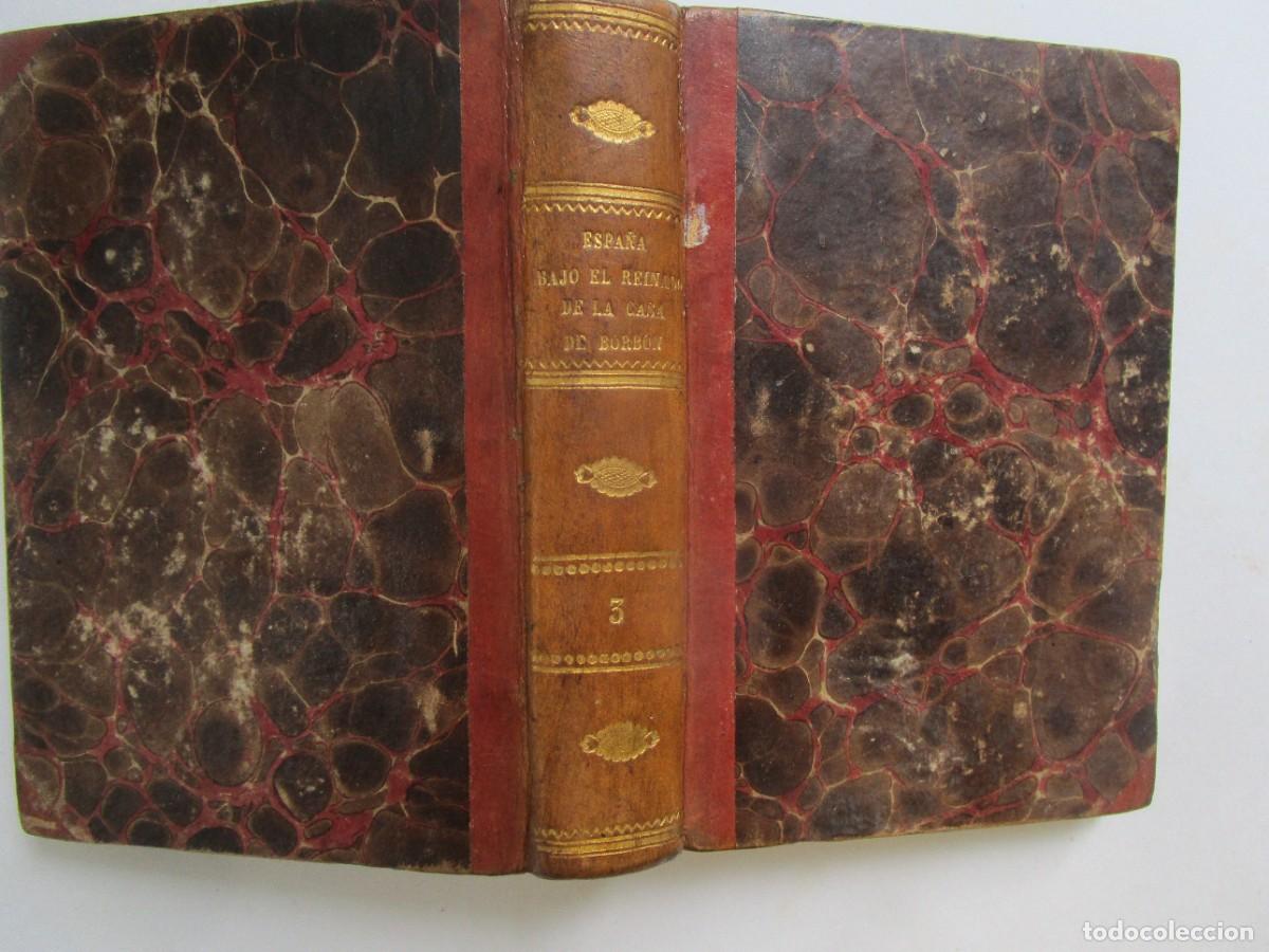 Libros de segunda mano: ESPA&Ntilde;A BAJO EL REINADO DE LA CASA DE BORBOM - GUILLERMOCOXE - TOMO III MELLADO 1846 517PP + INFO