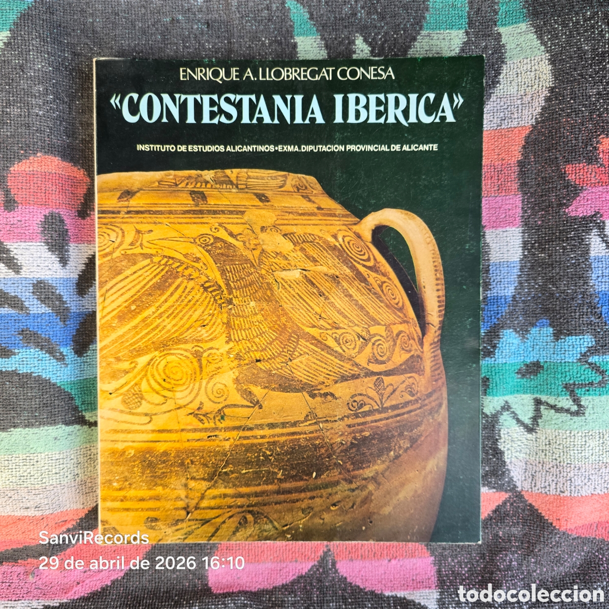 Libros de segunda mano: CONTESTANIA IBERICA (ENRIQUE A. LLOBREGAT CONESA) (INSTITUTO DE ESTUDIOS ALICANTINOS)