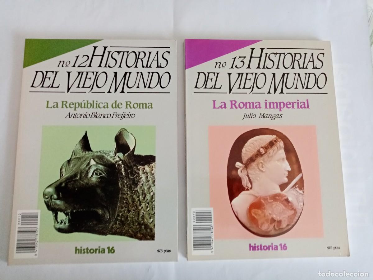Libros de segunda mano: LA REP&Uacute;BLICA DE ROMA / LA ROMA IMPERIAL ( HISTORIA 16 )