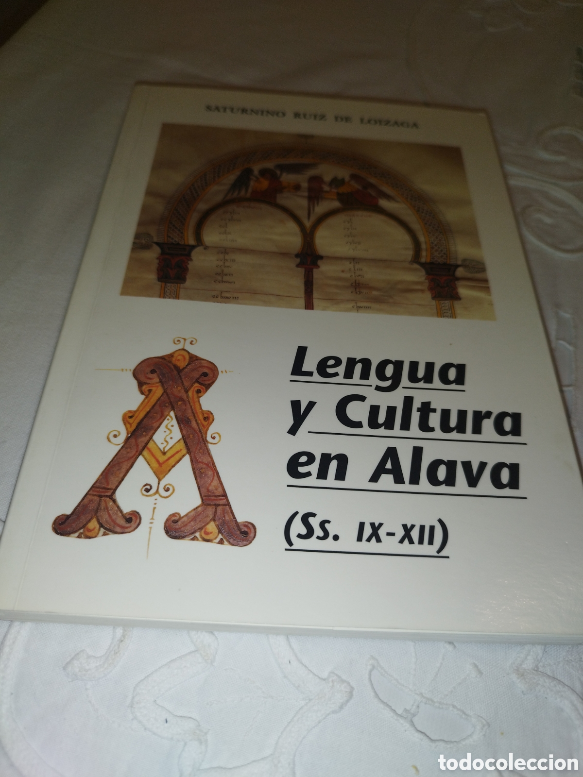 Libros de segunda mano: SATURNINO RUIZ DE LOIZAGA: LENGUA Y CULTURA EN ALAVA (S. IX-XII). ED. LA OLMEDA,1995 PRIMERA EDICION