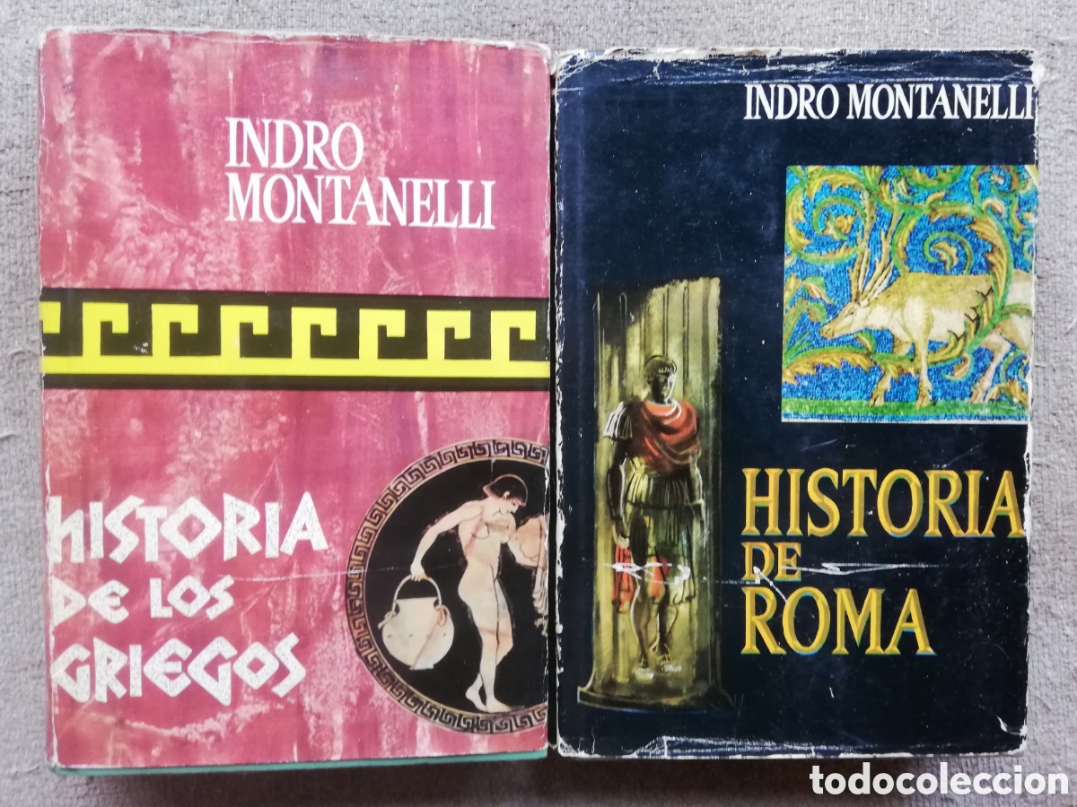 Libros de segunda mano: Historia de los griegos - Historia de Roma, de Indro Montanelli. 2 tomos