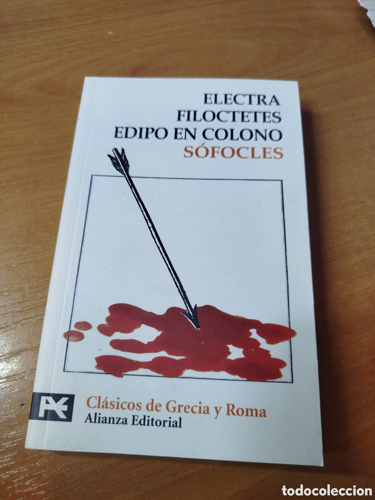 Libros de segunda mano: Electra. Fil&oacute;ctetes. Edipo en corono. S&oacute;focles.