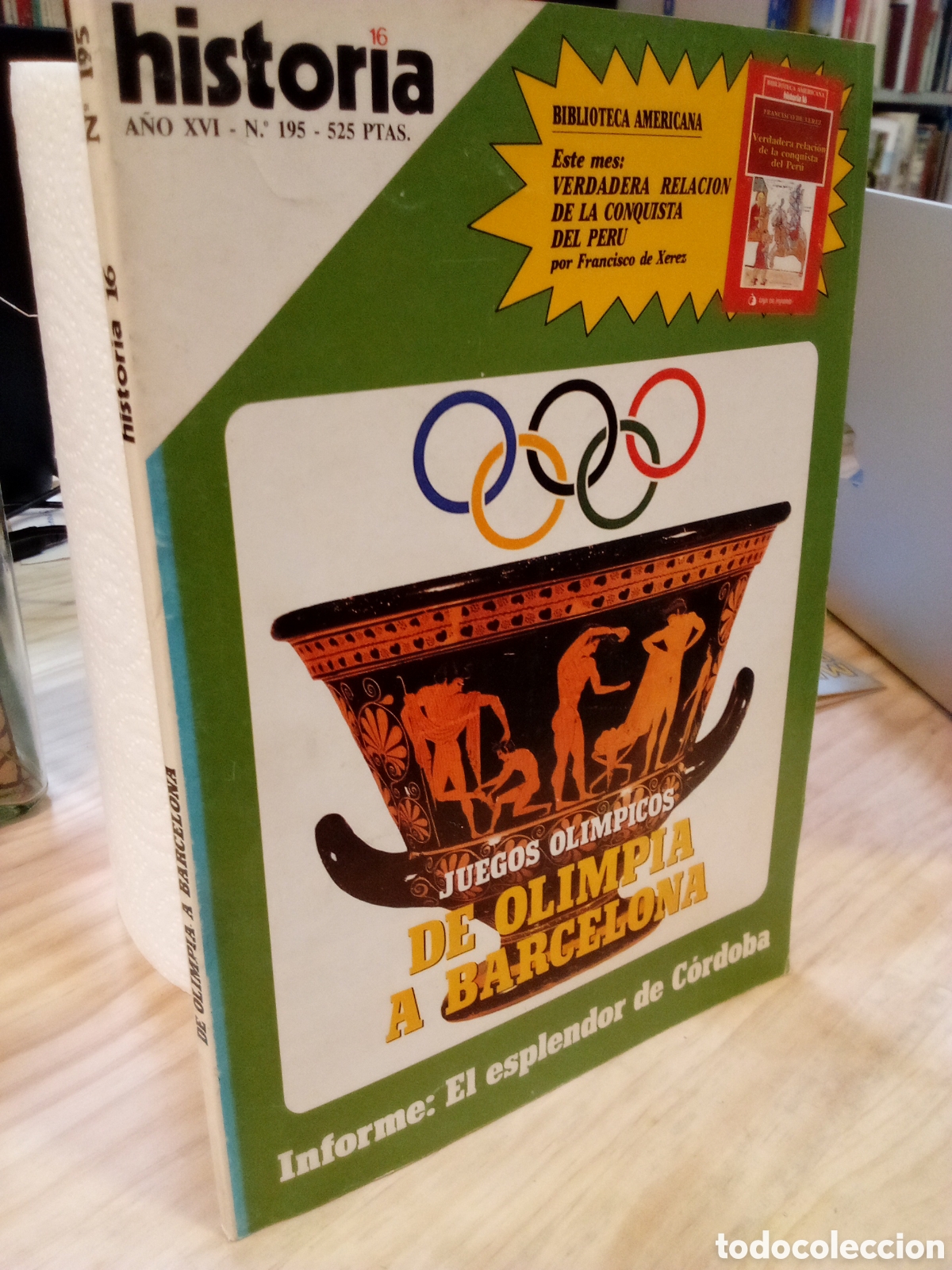 Livros em segunda m&atilde;o: Revista - historia 16 n. 195 - juegos ol&iacute;mpicos de Olimpia a Barcelona